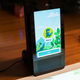 A photo of the Amazon Glow's 8-inch screen
